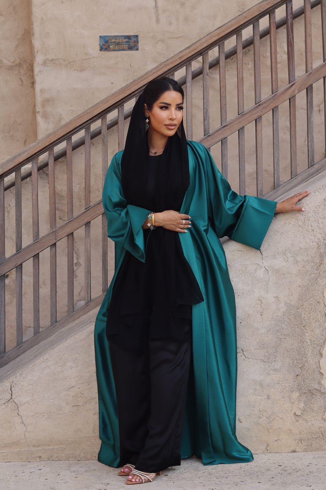 Emerald Green Abaya