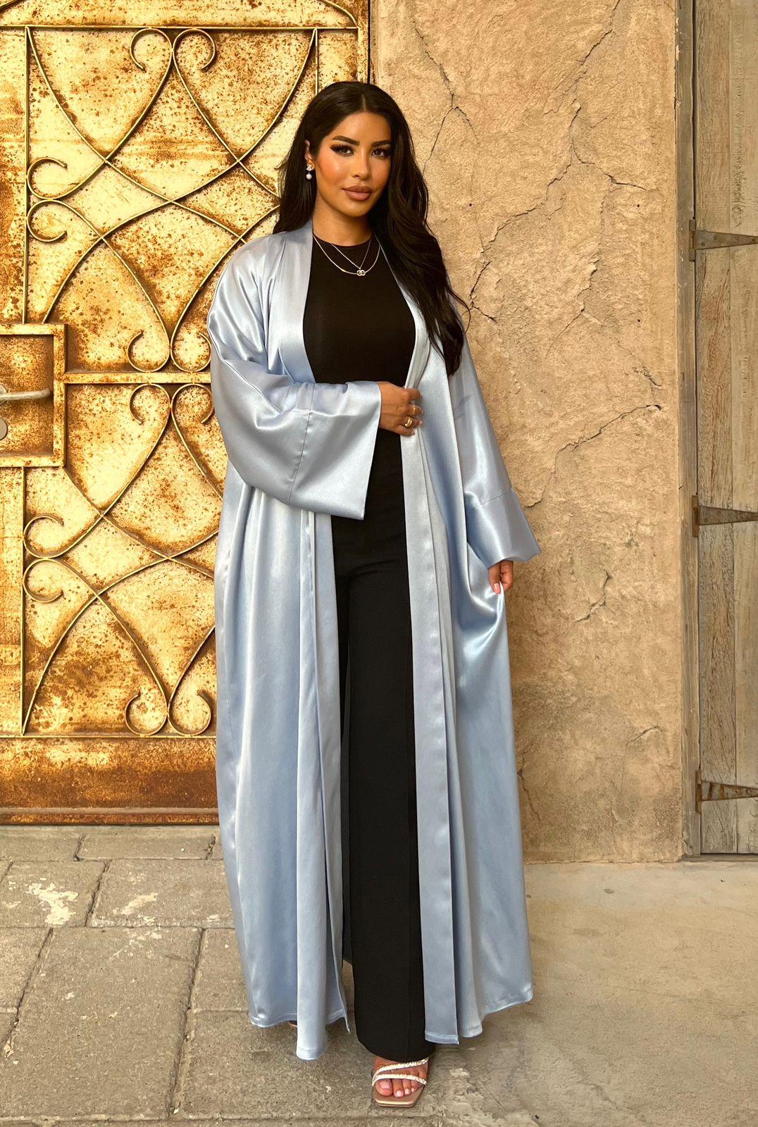 Baby Blue Abaya