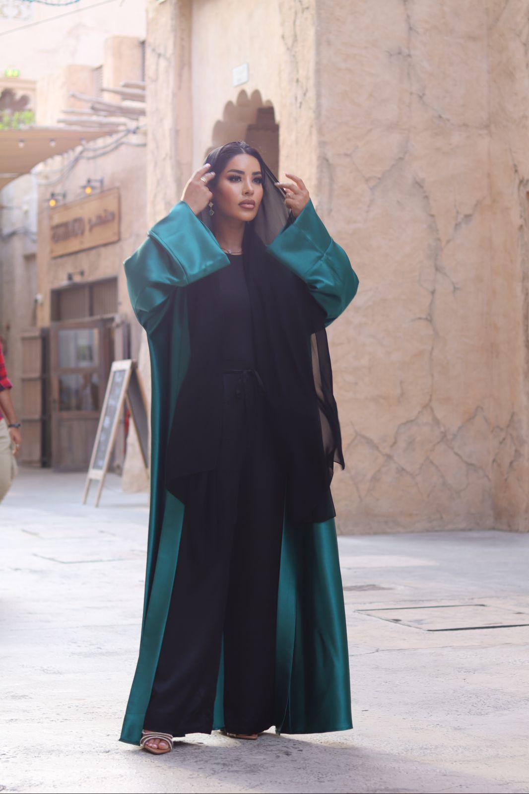 Emerald Green Abaya