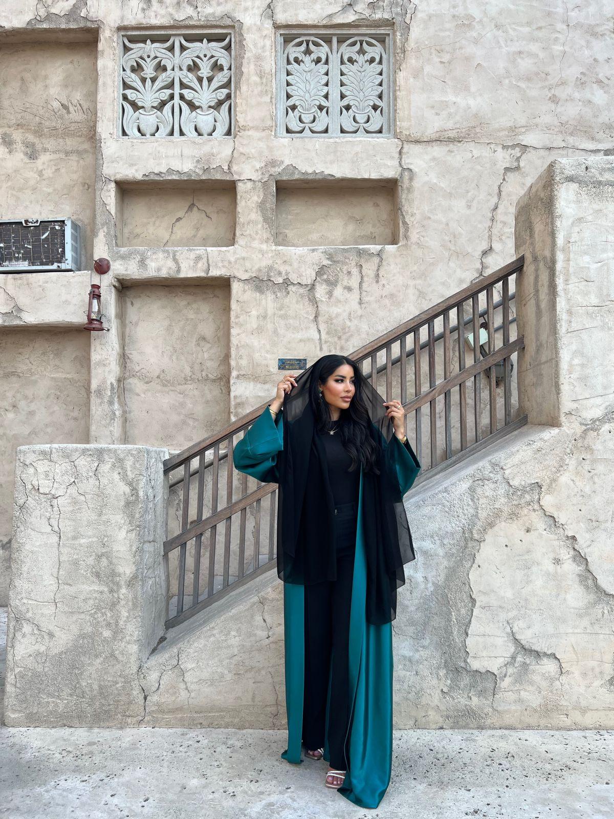 Emerald Green Abaya
