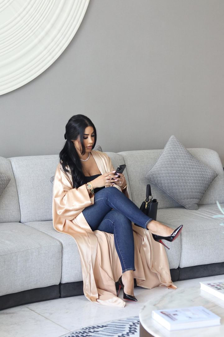 Champagne Gold Abaya