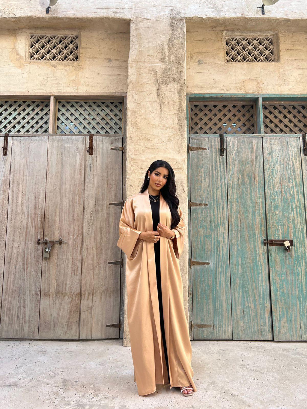 Champagne Gold Abaya