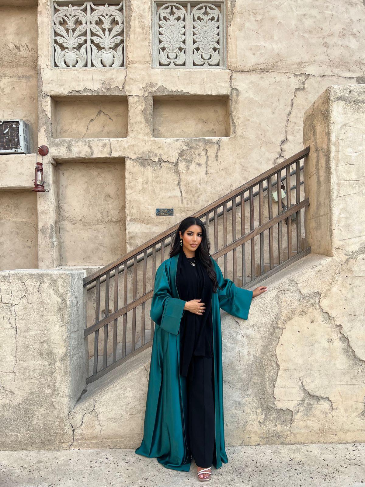 Emerald Green Abaya
