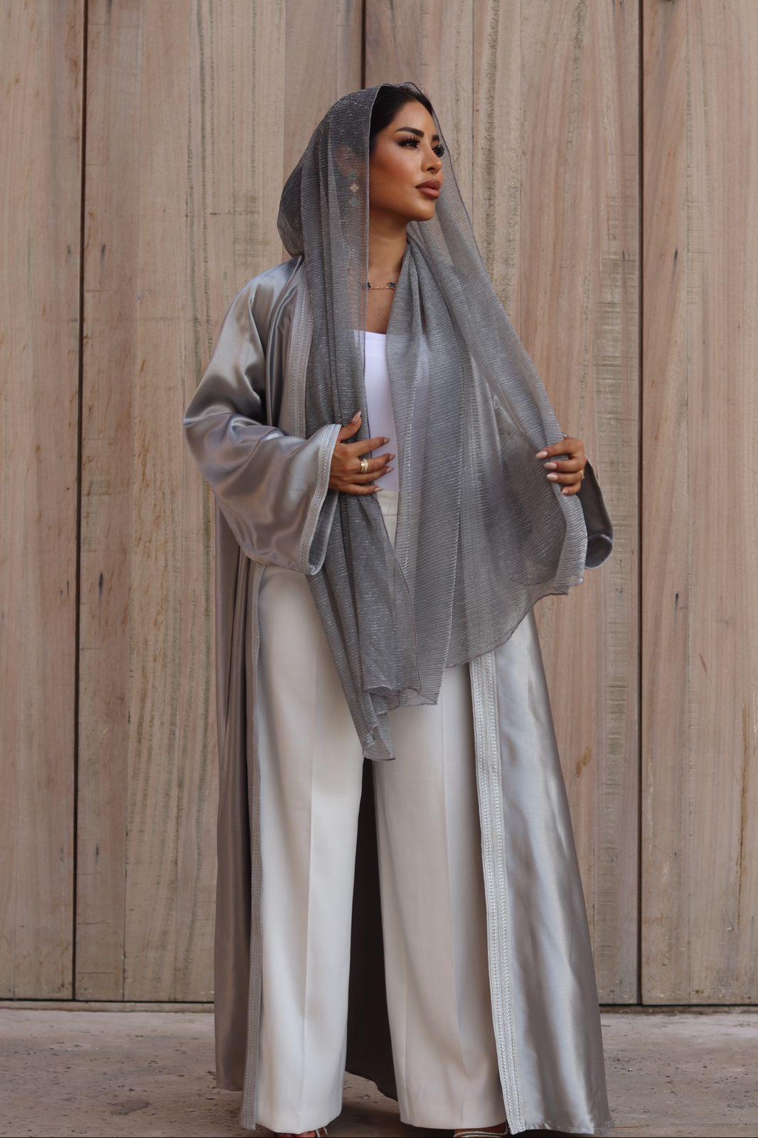 Silver Abaya