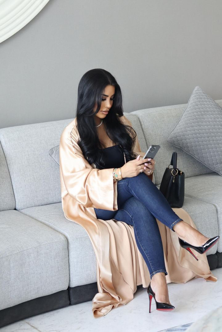 Champagne Gold Abaya