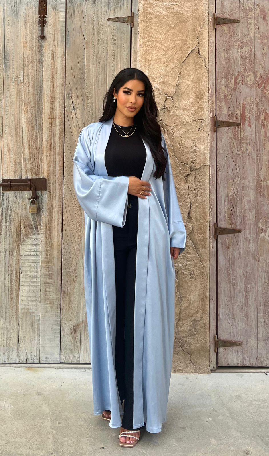 Baby Blue Abaya