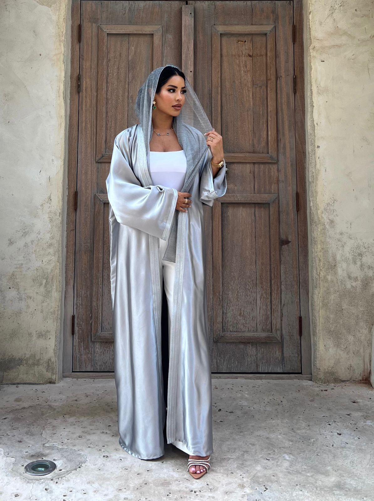 Silver Abaya